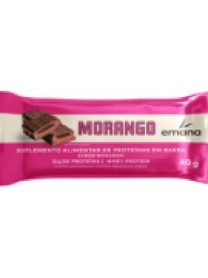 BARRA DE PROTEÍNA SABOR MORANGO 40G