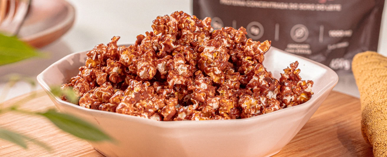 Pipoca com Creme de Whey